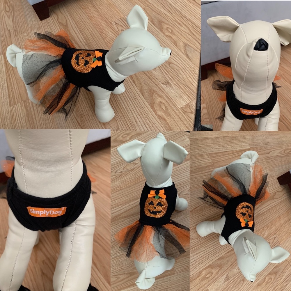PET JACK-O’-LANTERN COSTUME - Picture 4 of 12